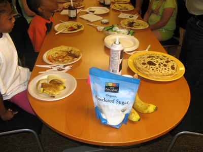 each child has a crepe
